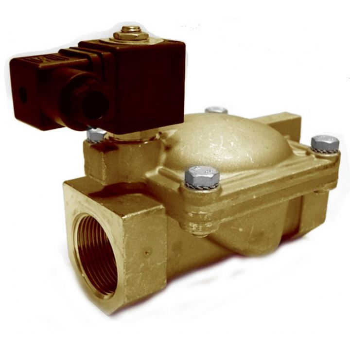 Соленоидный клапан Dinansi модели Spool SV-01/T, нормально закрытый 1 14" Ду=32 мм, напряжение 24В