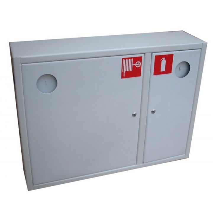 Шкаф для пожарного крана диам.51/66мм Ш-ПК02 НЗБЛ (ШПК-315 НЗБЛ)