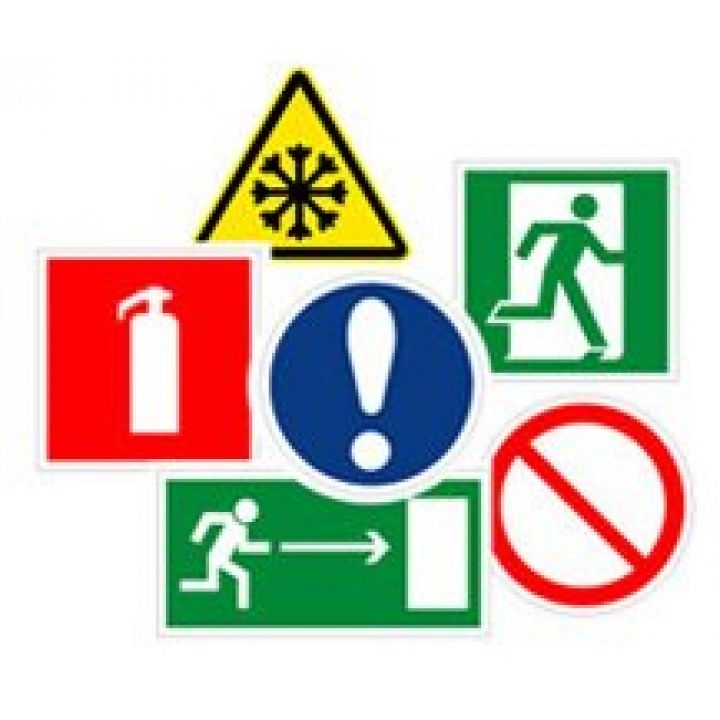 Знак Эксклюзив F10 Кнопка включения установок (систем) пожарной автоматики (размер 100х100)