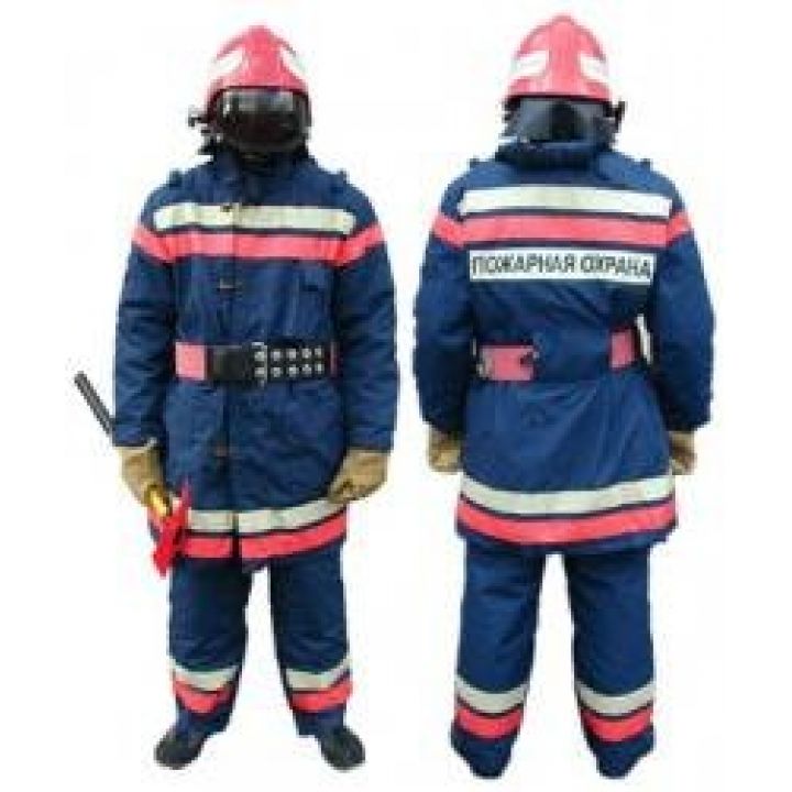 Боевая одежда пожарного из ткани арт. 77-БА-032 из пряжи "Номекс" (I уровень защиты) вид Б (размер 48-50 / рост 170-176)